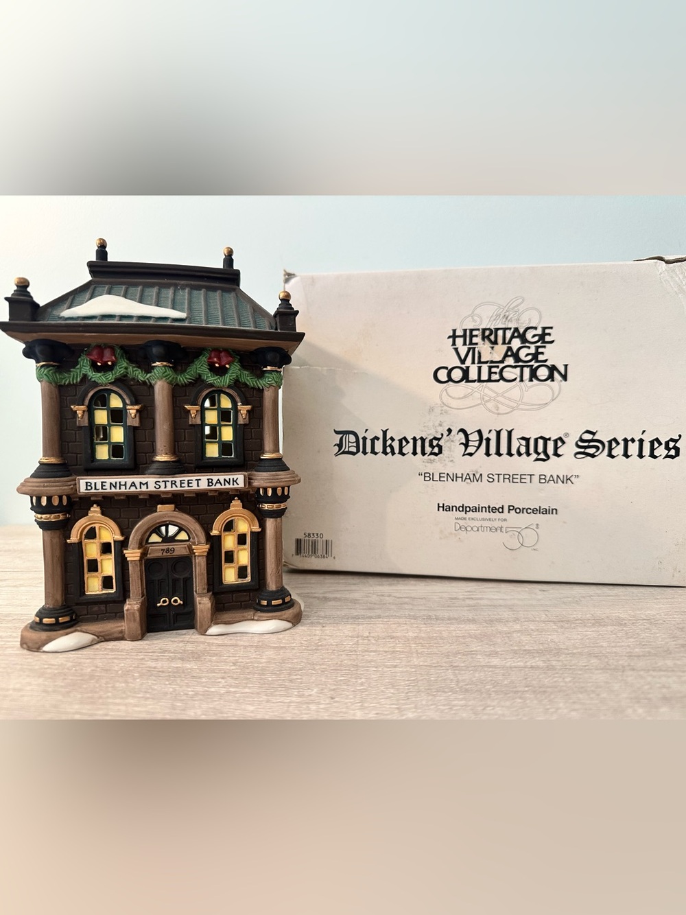 Department 56 Dickens' Village Blenham Street Bank